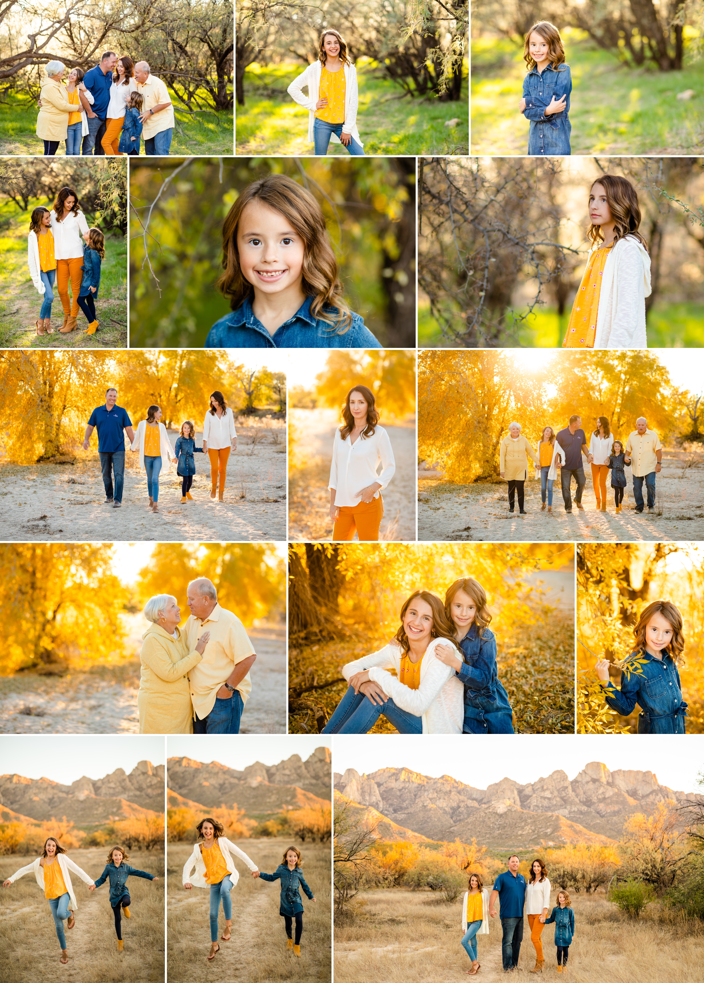 Fall Family Portraits in Tucson Arizona